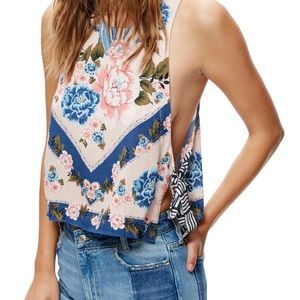 Free People This Sweet Love Tank Top Floral